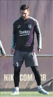  ?? EFE / ENRIC FONTCUBERT­A ?? Leo Messi.
