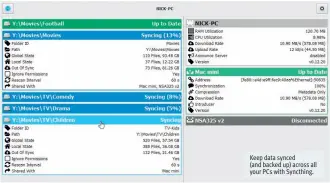  ??  ?? Keep data synced (and backed up) across all your PCs with Syncthing.