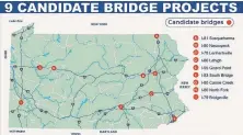  ?? PENNDOT/COURTESY PHOTO ?? PennDOT’s proposal would toll nine interstate bridges across the state.