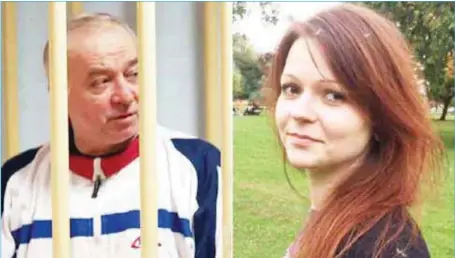  ?? EPA JULIA SKRIPAL ?? Mr Skripal, 66, and his daughter Yulia, 33, are in a critical condition in hospital