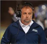  ?? (Democrat-Gazette file photo) ?? Pulaski Academy Coach Kevin Kelley said he takes playing out-ofstate teams seriously. “We want to represent our state well. Our kids represent our state off the field and on the field,” Kelley said.
