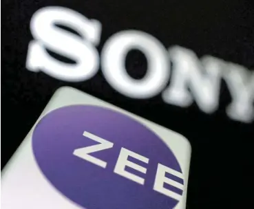  ?? /Reuters ?? Tough times: Zee’s advertisin­g revenues fell to $488m for the 2022/23 year from about $600m five years ago. Cash reserves dropped to $86m from $116m over the same period.