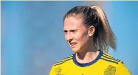  ?? Bild: Ludvig Thunman ?? Rebecka Blomqvist från Uddevalla är en del av den svenska Os-truppen i fotboll.