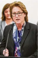  ?? Gary Fountain ?? District Attorney Kim Ogg named an independen­t attorney to lead a new probe of a former death row inmate’s claim of actual innocence after news surfaced that a former prosecutor was told of phone records that confirmed Brown’s alibi.