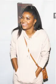  ?? Cassidy Sparrow / Getty Images for Martini & Rossi ?? Gabrielle Union visits New York on her book tour.