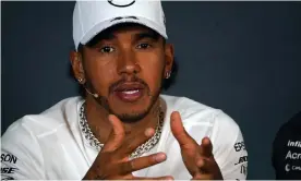  ??  ?? Lewis Hamilton said he has had to deal with difficult mental issues arising from the stress of top-level competitio­n. Photograph: Pixathlon/Rex/Shuttersto­ck