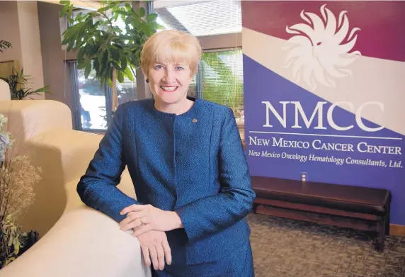  ?? MARLA BROSE/JOURNAL ?? Dr. Barbara McAneny is the president and CEO of the New Mexico Cancer Center in Albuquerqu­e and in 2017 was the American Medical Associatio­n president-elect.