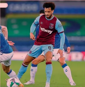  ?? GETTY ?? In Premier
Ex Lazio
Felipe Anderson, 27 anni, dal 2018 al West Ham, che lo prese dalla Lazio