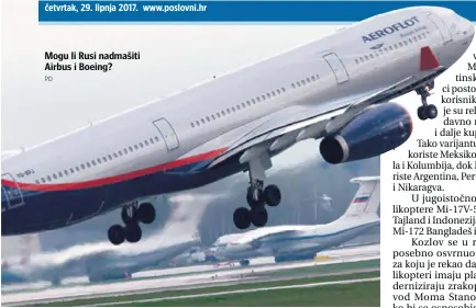  ?? PD ?? Mogu li Rusi nadmašiti Airbus i Boeing?