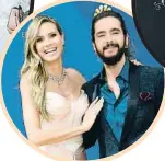  ??  ?? Heidi Klum. Pasará por el altar con su pareja, el guitarrist­a de Tokio Hotel, Tom Kaulitz, 16 años menor