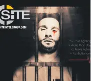  ??  ?? Imagen de amenaza del Isis con la imagen de Messi.