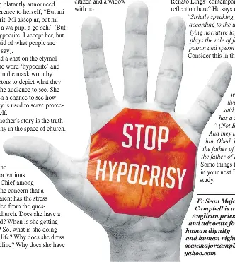Are we being hypocritic­al? - PressReader