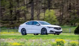  ?? Honda ?? This photo provided by Honda shows the 2018 Acura TLX V6 A-Spec.