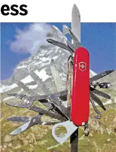  ?? KEY ?? Victorinox gehört zu jenen, die noch den besten Ruf geniessen.