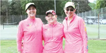  ??  ?? Among the Gippsland Road Runners taking part are Tracy Stephens (half marathon), Susan Clancy (10km) and Stephanie Matthews (half marathon).