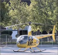  ??  ?? An ANC Helicopter at Nasrec expo ahead of the elective conference in Johannesbu­rg.