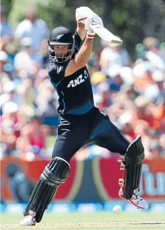  ?? Photo: GETTY IMAGES ?? Proved a point: Grant Elliott was the success story of New Zealand’s one-day internatio­nals against Sri Lanka and Pakistan. ‘‘He’s experience­d and he’s able to turn a game with bat and ball by showing a bit of craft, a bit of intellect and a bit of...