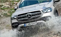  ??  ?? GLE now has Torque on Demand (TonD) 4Matic across the range. The off-road package adds low range.