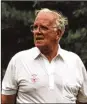  ??  ?? Cincinnati Reds legend Joe Nuxhall was a staple at his golf tournament that raises scholarshi­p money for Butler County seniors.