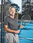  ??  ?? Tennis Gold Coast’s Mike Ford.