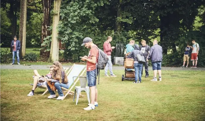  ?? © Jeroen Hanselaer ?? ‘Het sociale aspect van het spel maakte het vorige zomer al groot, en dat moet het nu opnieuw doen’, zei Niantictop­man Mathieu de Fayet.