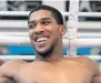  ??  ?? Anthony Joshua. —