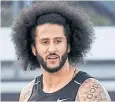  ??  ?? Colin Kaepernick.