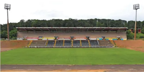  ?? FOTO: THOMAS REINHARDT ?? Die Arbeiten am Ludwigspar­kstadion können endlich fortgesetz­t werden.