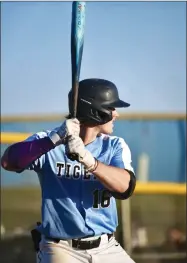  ?? PHOTO SPECIAL TO THE O-N-E ?? Fred T. Foard senior shortstop Braxton Tramel (16).