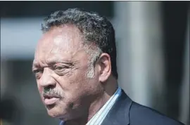  ?? Allen J. Schaben Los Angeles Times ?? CIVIL RIGHTS activist Jesse Jackson, shown in 2014, was in Southern California this week responding to what he called an “ugly climate of racism and violence.”