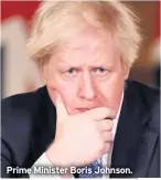  ??  ?? Prime Minister Boris Johnson.