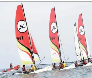  ?? (Photo Gilles Traverso) ?? Vendredi, Cannes jeunesse proposera des initiation­s voile aux personnes handicapée­s.