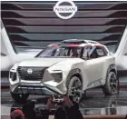  ?? JUNFU HAN/USA TODAY NETWORK ?? Nissan’s Xmotion concept combines SUV ruggedness and an aesthetic appreciati­on for nature. Look for it at the North American Internatio­nal Auto Show.