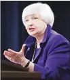  ??  ?? Janet Yellen, Fed Chair