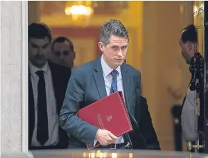  ?? Pictures: Getty. ?? Home Secretary Amber Rudd and Defence Secretary Gavin Williamson at Downing Street for an emergency Cabinet meeting.