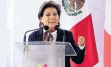  ??  ?? Isabel Miranda de Wallace, presidenta de Alto al Secuestro, destacó el trabajo que desde Michoacán se emprende para combatir el secuestro.