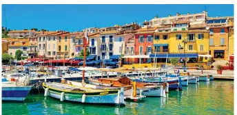  ??  ?? VIBRANT VIBE: The jolly harbour at Cassis, worth seeing on a day-trip from Marseilles