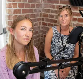  ?? ARKIVBILDE­R: HP ?? Julia Paulsson och Yvonne Butfors medverkar i det senaste avsnittet av Hallandspo­stens podcast.