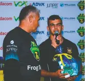  ?? ?? Player of the tournament, Nathan Smith of Outeniqua High School.