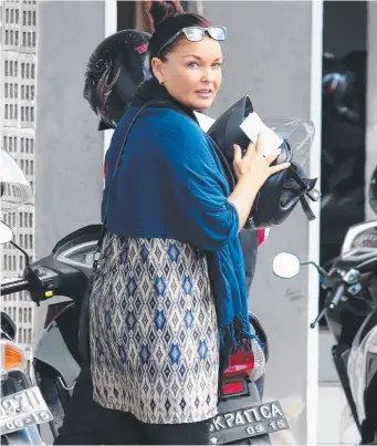  ?? Picture: LUKMAN S. BINTORO ?? Schapelle Corby on a recent visit to the Parole Board Office in Denpasar. CINDY WOCKNER AND SHAYA LAUGHLIN IN BALI