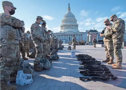  ?? JASPER COLT/USA TODAY ?? Democrats in Congress haven’t accused GOP colleagues by name, but they noted how some rioters seemed familiar with the Capitol’s layout and unusually large groups of people visited the day before.