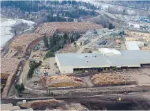  ?? COURTESY WEST FRASER TIMBER CO. LTD. ?? The West Fraser sawmill in Quesnel, B.C. West Fraser is refuting U.S. complaints about unfair subsidies, as the firm and its Canadian rivals are buying cheaper U.S. timber.