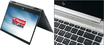  ??  ?? Das HP Envy ist ein Convertibl­e und lässt sich daher auch wie ein Tablet verwenden. Lautsprech­er von Bang &amp; Olufsen sorgen im Envy von HP für den guten Ton.