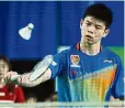  ??  ?? High expectatio­ns: Leong Jun Hao is set to lead the hunt for the boys’ singles title in Yogjakarta.