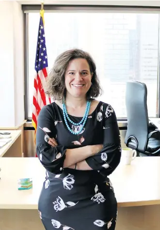  ??  ?? Lucia Piazza is the new U.S. Consul General to Alberta, Saskatchew­an and the Northwest Territorie­s.