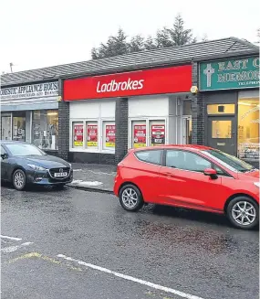  ??  ?? Ladbrokes in Clepington Road was targeted by thieves.