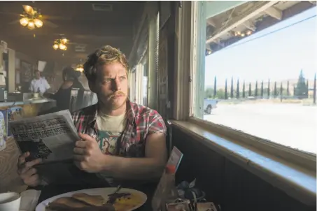  ?? Prashant Gupta / FXX ?? Chris Geere plays Jimmy, who finally pops the question, then runs and holes up in a trailer park, in “You’re the Worst.”