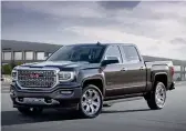  ??  ?? GMC Sierra Denali delivers premium engineerin­g.