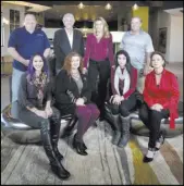  ?? Bill Hughes Real Estate Millions ?? Sun West Custom Homes built the 2019 New American home. Company members are, back row from left, Carl Martinez, Dan Coletti, Bridgette Slater and Steve Ginther; and front row, from left, Jennie Marsh, Patricia Martinez, Barbara Polanco and Suzanne Czar.
