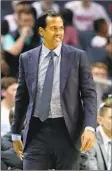  ?? Streeter Lecka Getty Images ?? COACH Erik Spoelstra led the Heat, along with LeBron James, to four straight NBA Finals.